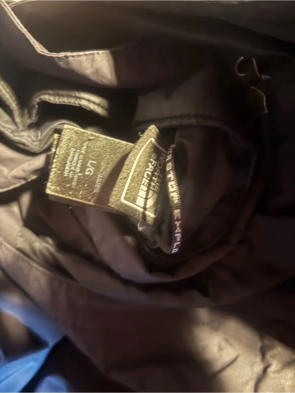 The North Face Black Hooded snow coat